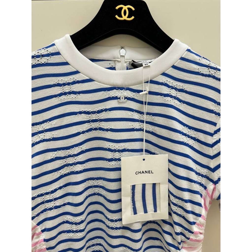 Chanel Chanel COCO Mark  24S Collection T-Shirt Top  Sz.34/XS Pre-owned White Never worn - Inside View
