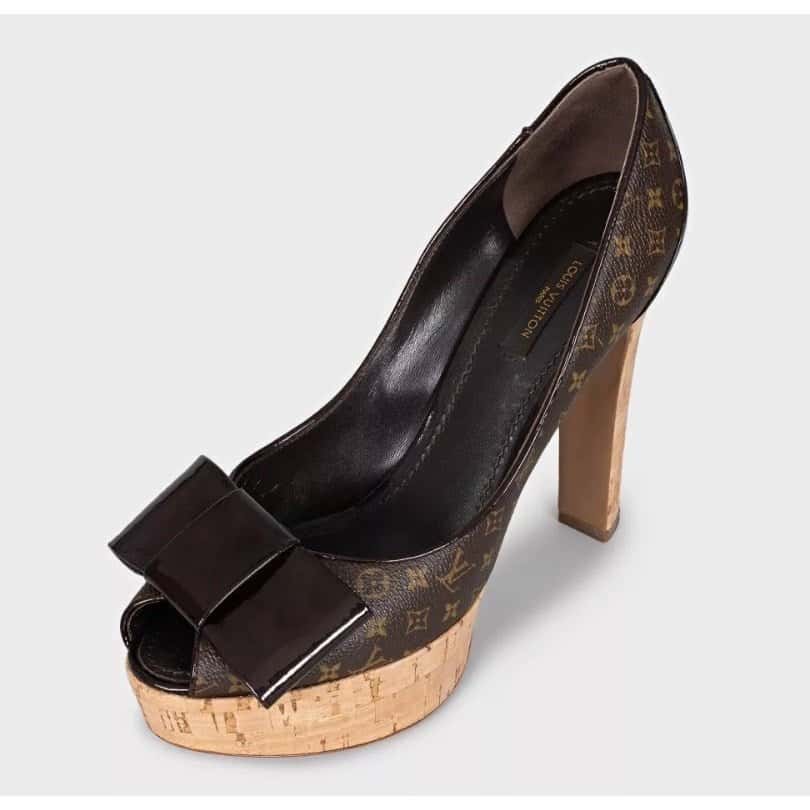Louis Vuitton Louis Vuitton Monogram Canvas Pumps Size 39  Pre-owned MultiColor Canvas Good condition - Inside View