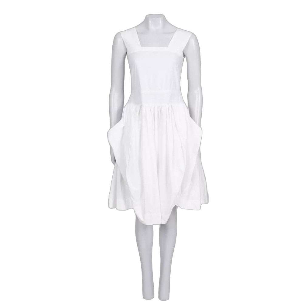 Vivienne Westwood Vivienne Westwood White Vintage Button-Front Dress EU 40 L pre-owned White Good condition - Front View
