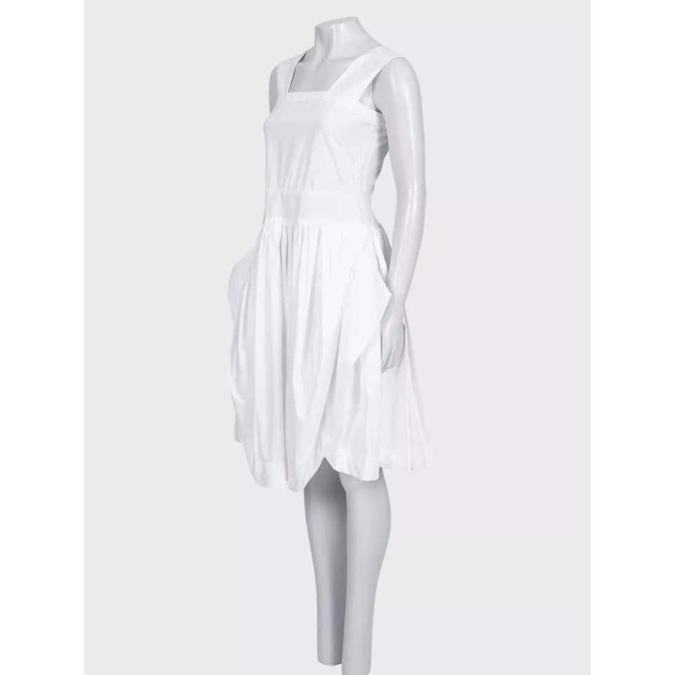 Vivienne Westwood Vivienne Westwood White Vintage Button-Front Dress EU 40 L pre-owned White Good condition - Back View