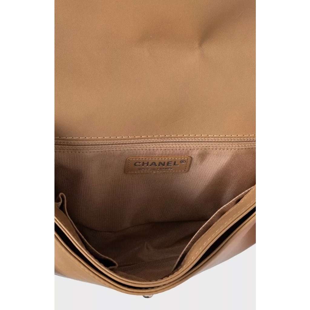 Chanel Chanel Boy Crossbody Bag Pre-Fall 2014 Collection pre-owned Brown Leather Good condition - Box View