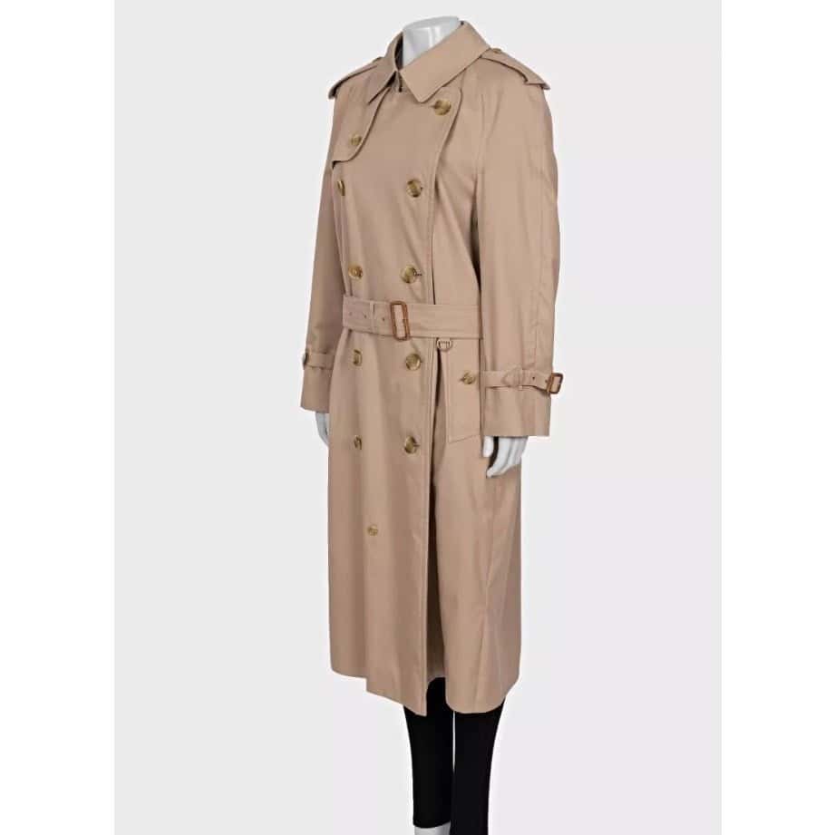 Burberry Burberry Double-Breasted Brown Trench Coat - IT 48/XXL pre-owned Brown Good condition - Back View