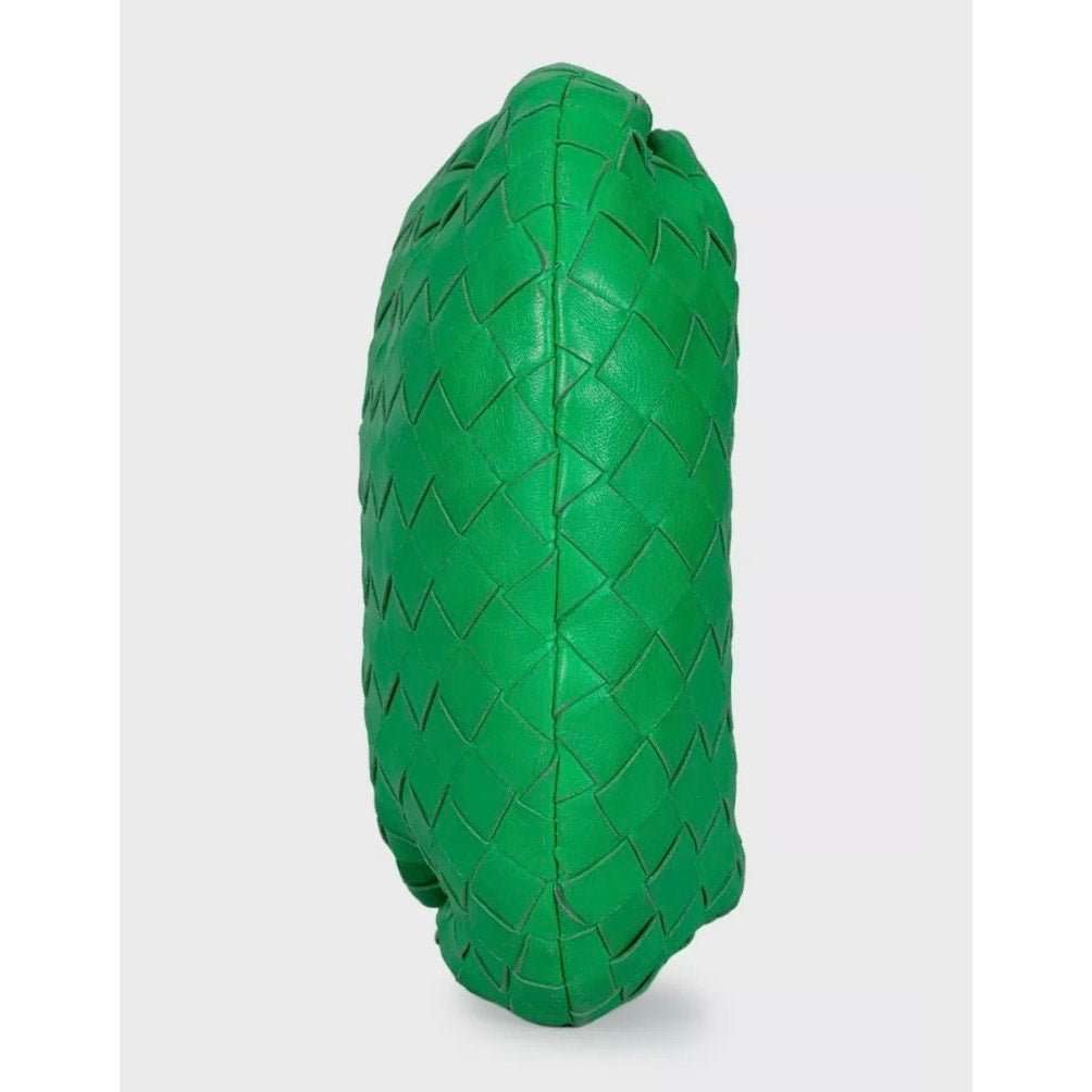 Bottega Veneta Bottega Veneta Mini Jodie Green Leather Handbag Green Leather Good condition - Model View