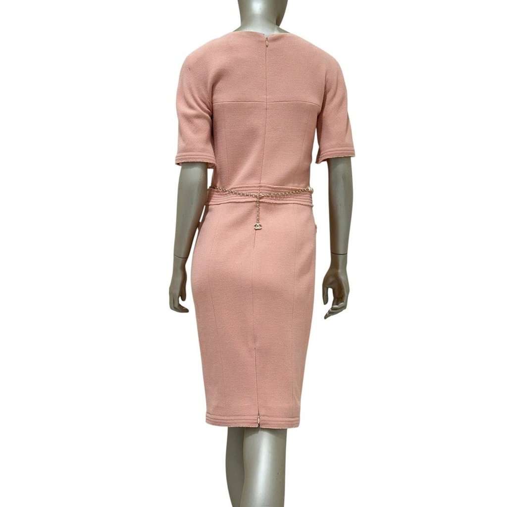 Chanel Chanel Pink Wool Dress - Runway 2012 Collection sz.38 pre-owned Pink Wool Good condition - Inside View