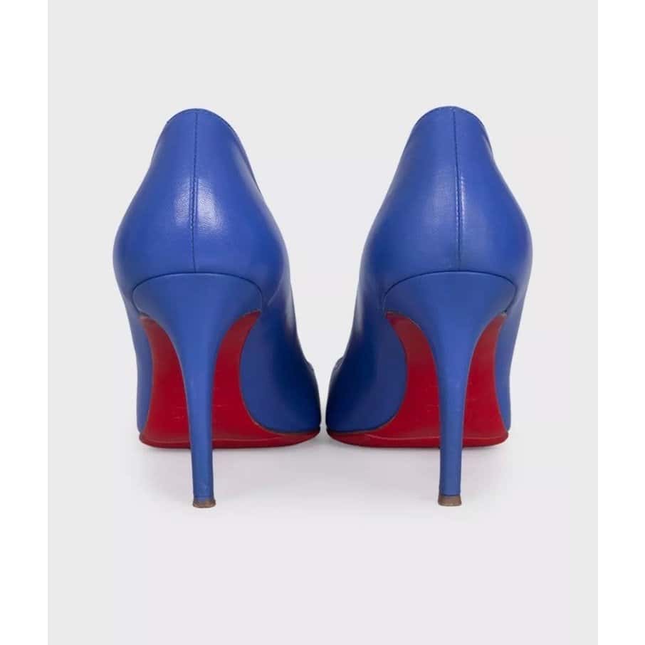 Christian Louboutin Christian Louboutin Blue Leather Pumps - Size 40 Pre-owned Blue Leather Good condition - Model View