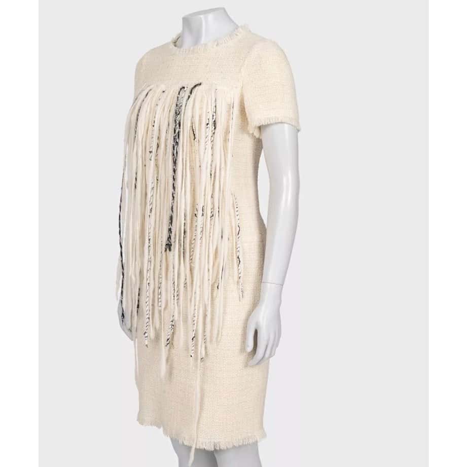 Chanel Chanel 2010 White Wool Dress Sz.38 Pre-owned White Wool Good condition - Back View