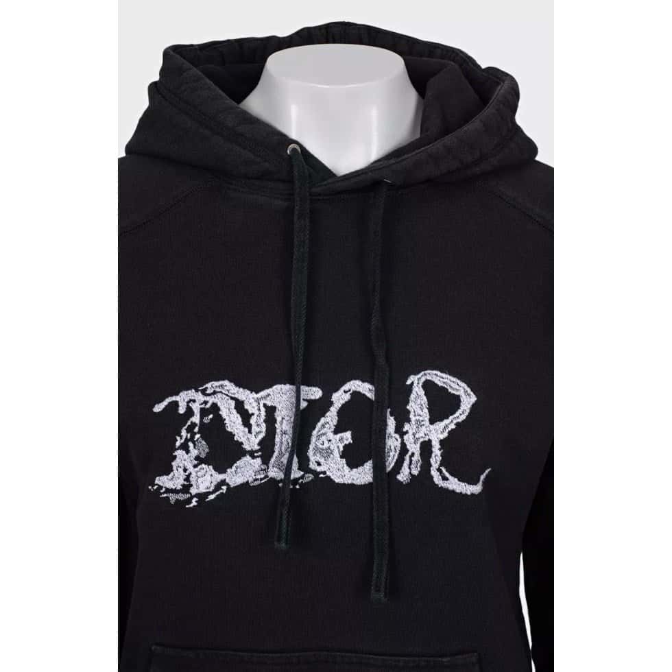 Christian Dior Christian Dior x Peter Doig Black Hoodie - Size L Pre-owned Black Cotton Good condition - Inside View