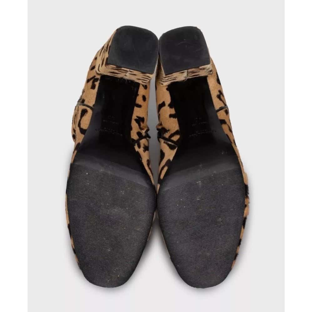 Saint Laurent Saint Laurent Animal-Print Leather Ankle Boots sz.40 pre-owned MultiColor Leather Good condition - Box View
