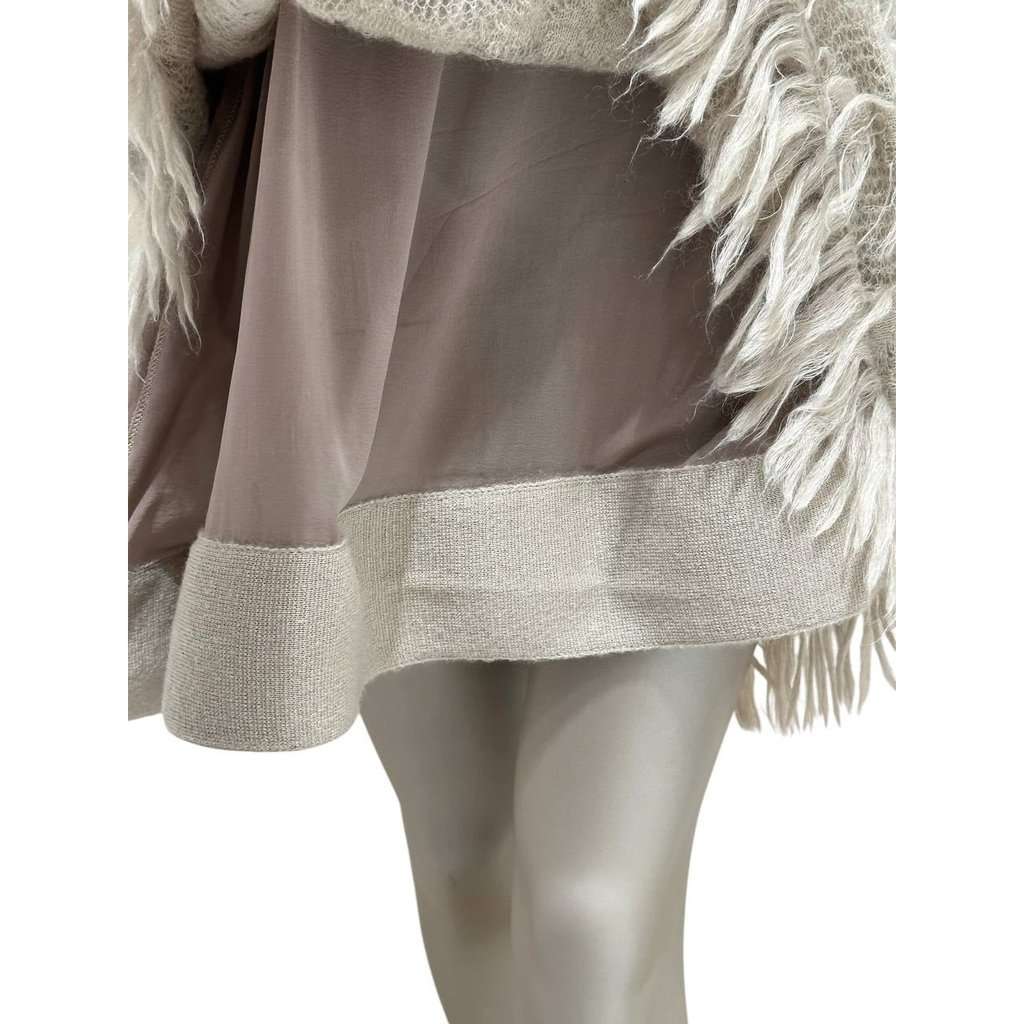 Chanel Chanel Beige Mohair & Silk A-Line Dress - Size 36 Pre-owned Beige Silk Good condition - Box View