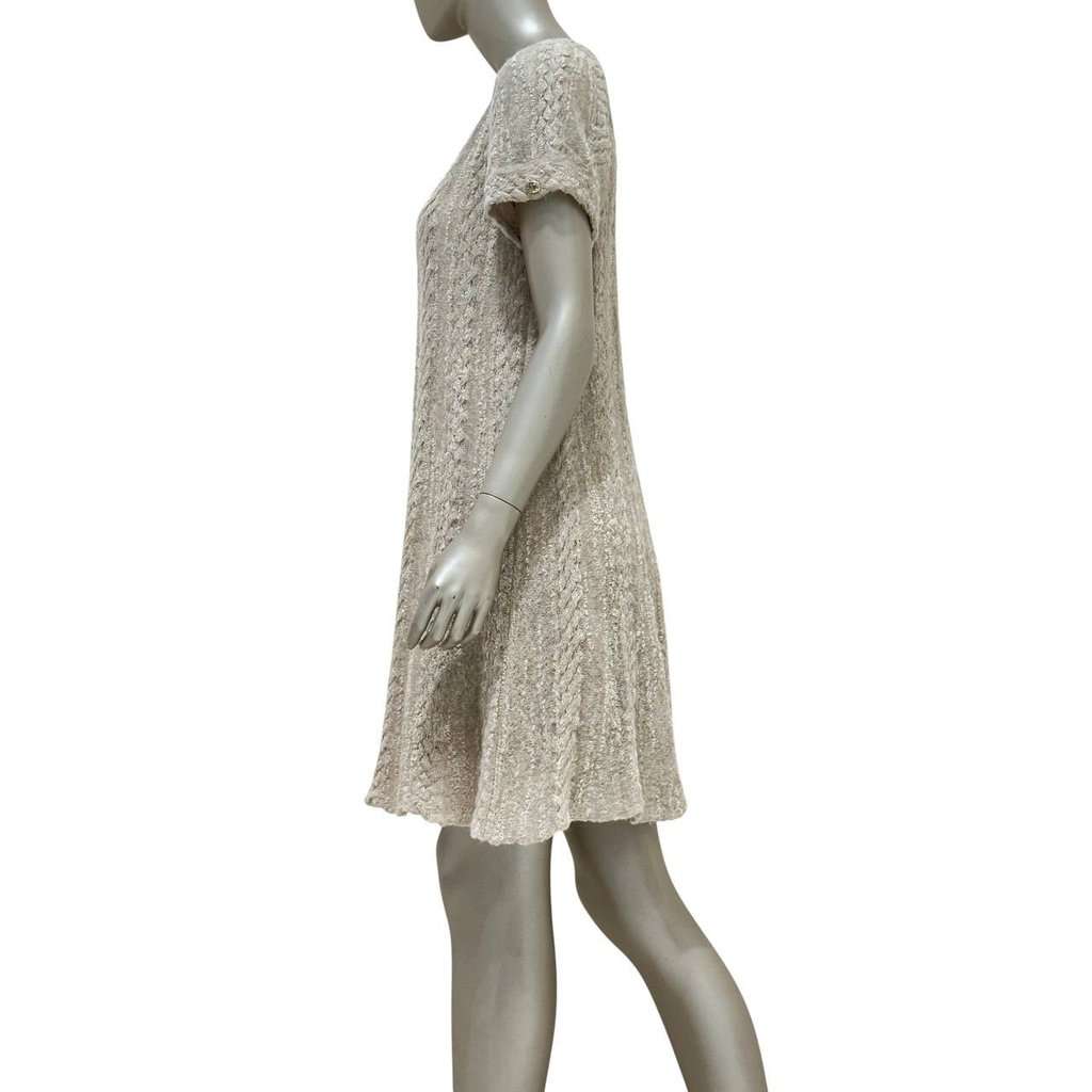 Chanel Chanel Alpaca & Linen Knit Dress - Beige Size 38 Pre-owned Beige Linen Good condition - Inside View