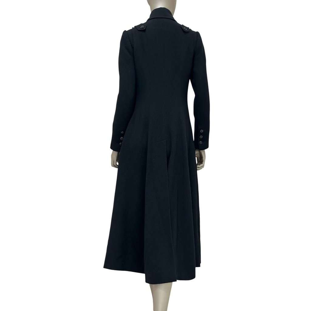 Chanel Chanel Black Wool Coat - Silk Lined & Tailored Sz.36 Pre-owned Black Wool Good condition - Inside View