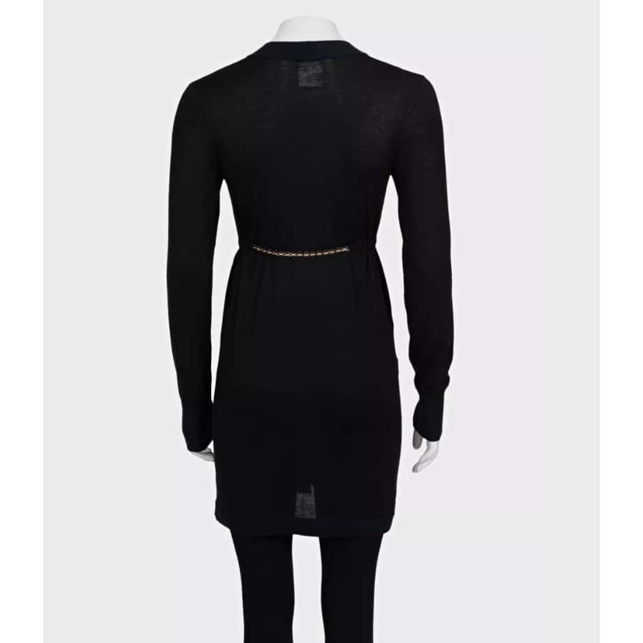 Chanel Chanel Black Cashmere Silk Cardigan  sz.34 Pre-owned Black Wool Good condition - Inside View