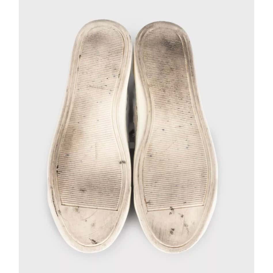 Chanel Chanel White Perforated Textile Lace-Up Sneakers EU 38 pre-owned White Lace Good condition - Box View