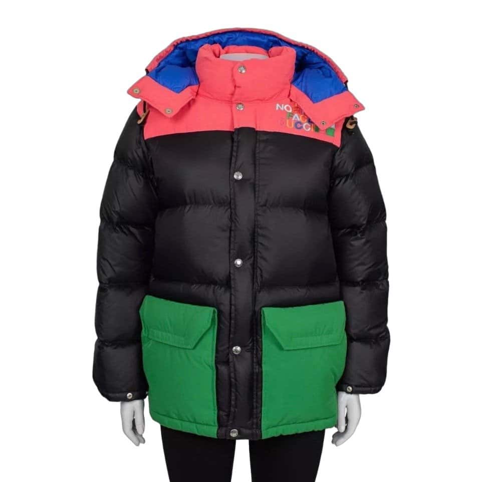 Gucci x The North Face Gucci x The North Face Black Down Jacket - Size S Pre-owned Black Never worn - Front View