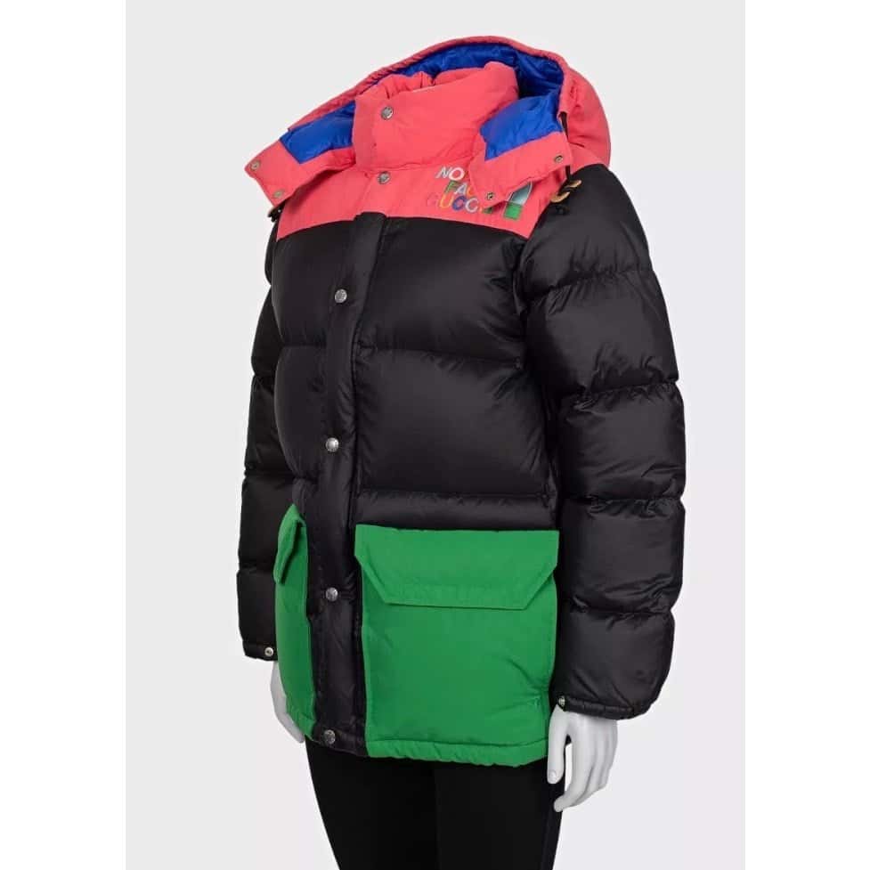 Gucci x The North Face Gucci x The North Face Black Down Jacket - Size S Pre-owned Black Never worn - Back View