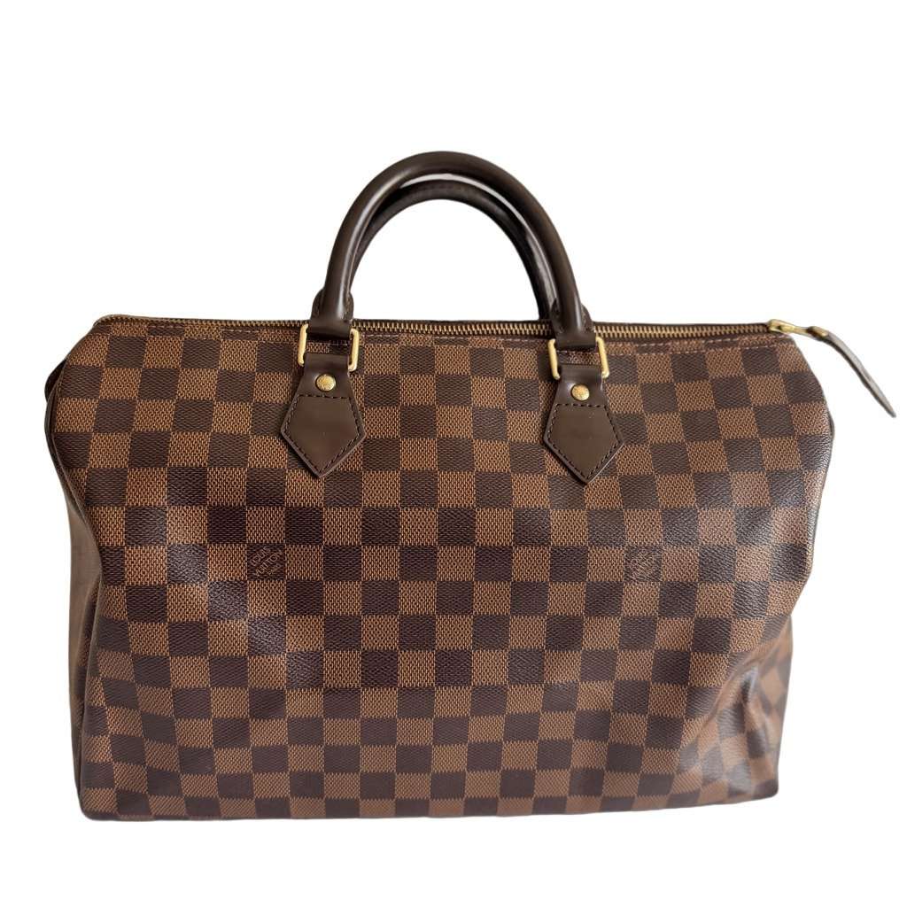 Louis Vuitton Speedy Brown Canvas Very good condition - Front View