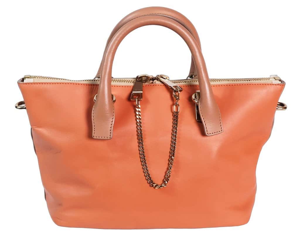 Chloé Two way Beige Salmon bag Beige Leather Good - Front View