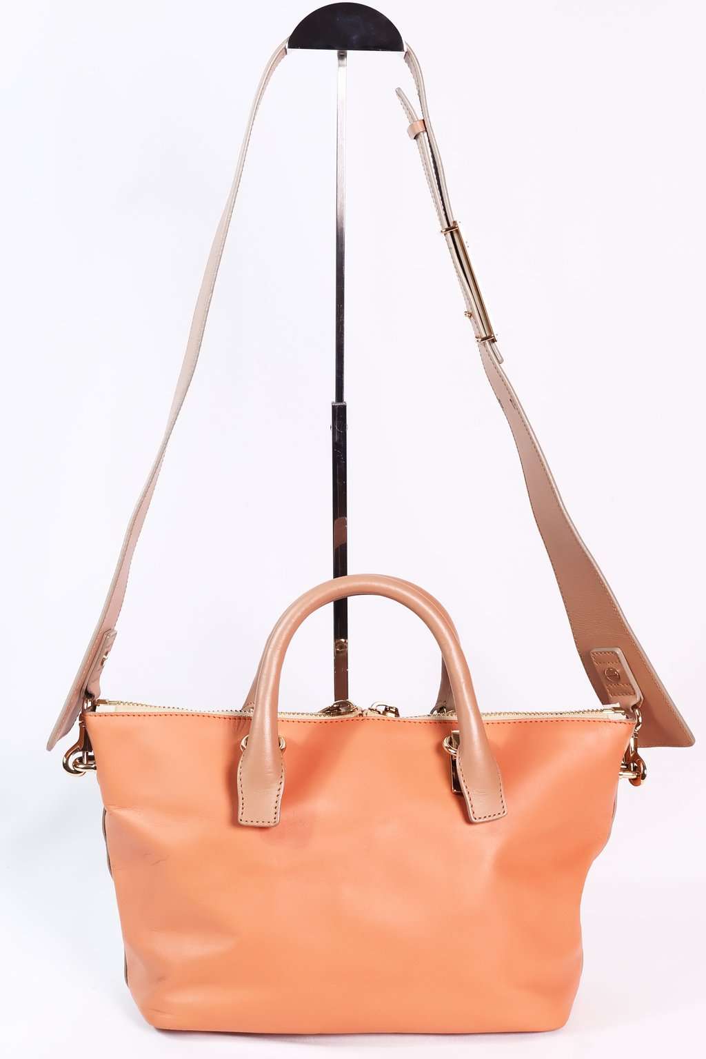 Chloé Two way Beige Salmon bag Beige Leather Good - Inside View