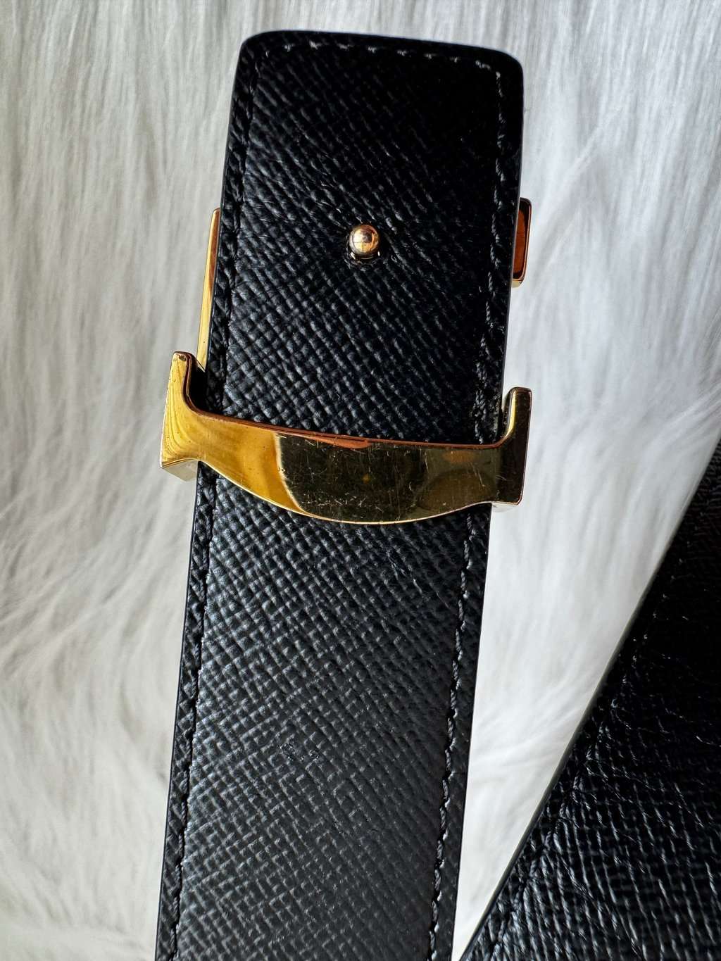 Louis Vuitton Monogram 30MM Reversible Belt Black Leather Good - Box View