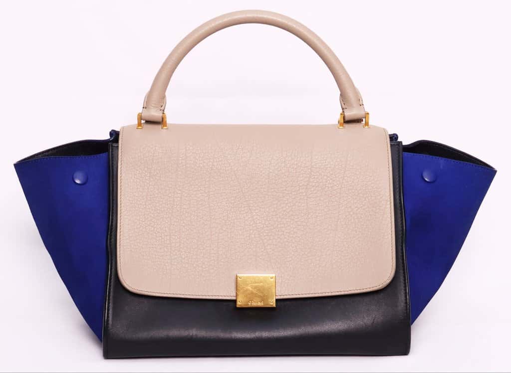 Celine Trapeze Tricolor Small Leather Two way handbag Black Leather Good - Inside View