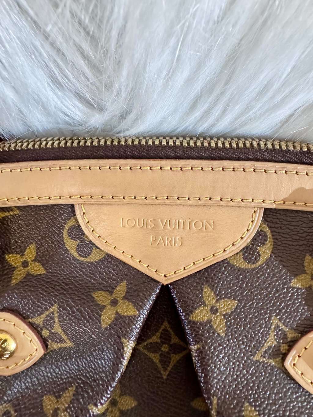 Louis Vuitton Monogram Tivoli GM Brown Canvas Good - Inside View