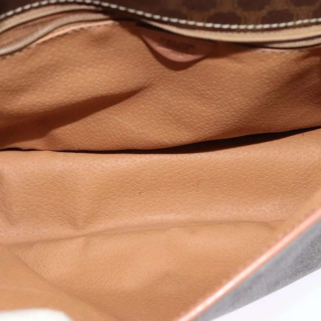 Celine Shoulder Ba Brown Leather Good condition - Model View