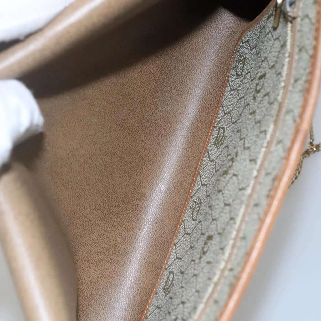 Christian Dior shoulder bag Beige Canvas Good condition - Model View