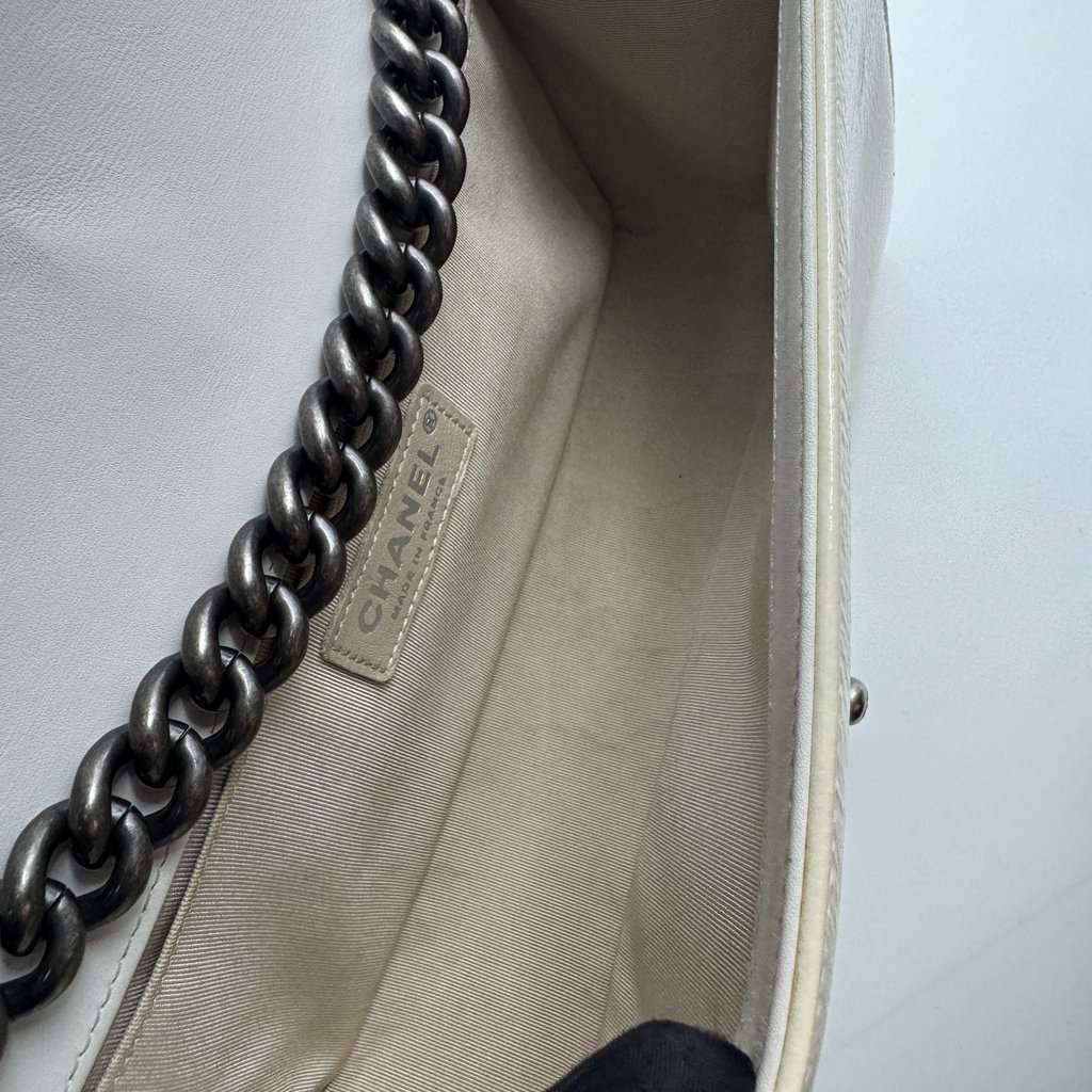 Chanel Boy White Fair - Model View