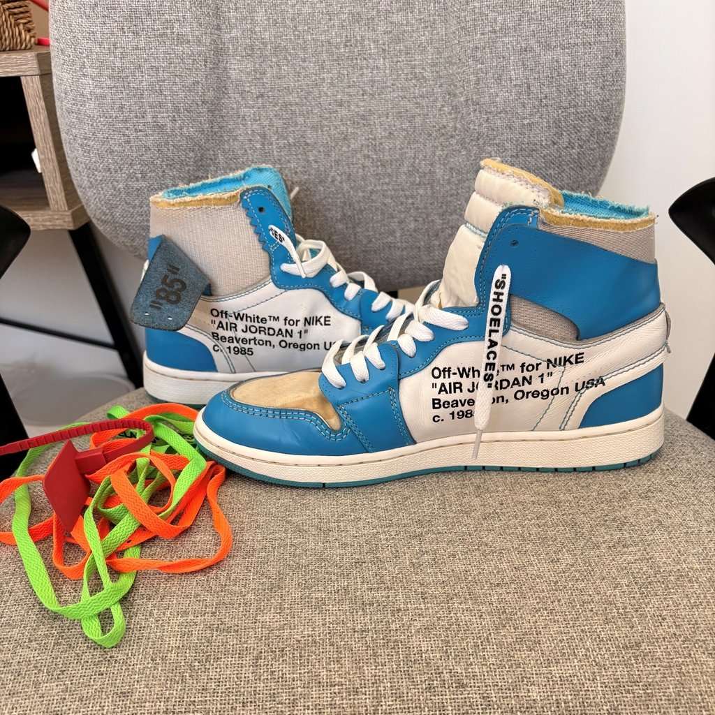 Nike x Off-White J1Retro High Off-White UB White Fair condition - Model View