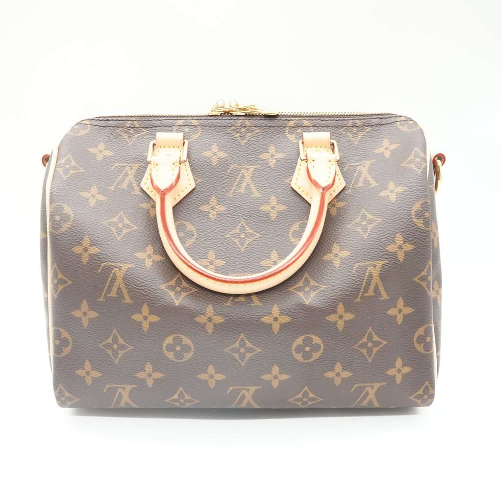 Louis Vuitton Speedy 25 Bandouliere Monogram Beige Canvas Very good - Back View