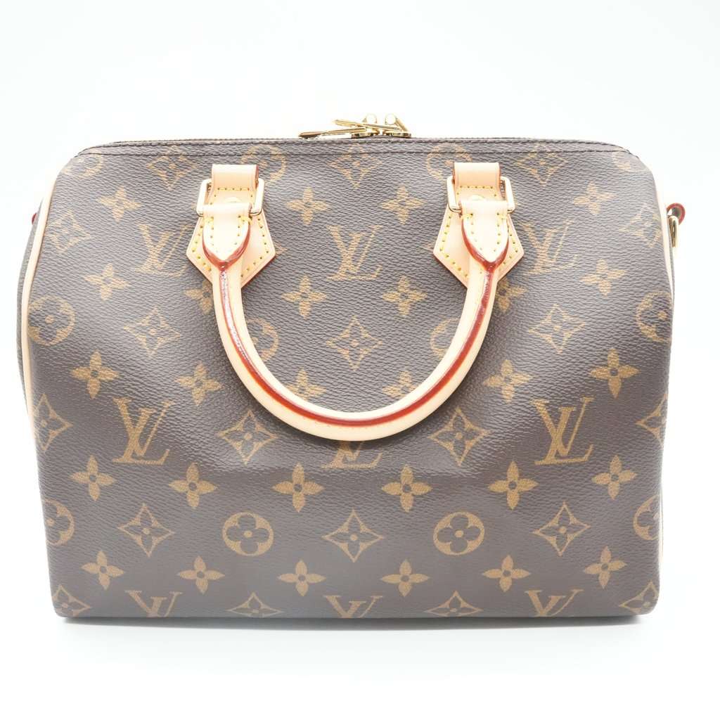 Louis Vuitton Speedy 25 Bandouliere Monogram Beige Canvas Very good - Front View