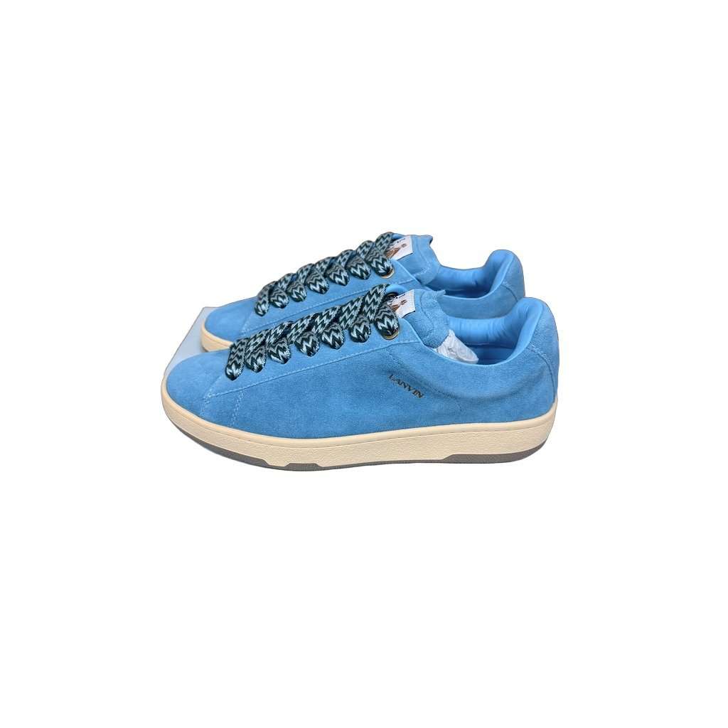 Lanvin Curb Lite Low Sneaker Blue Never worn - Front View