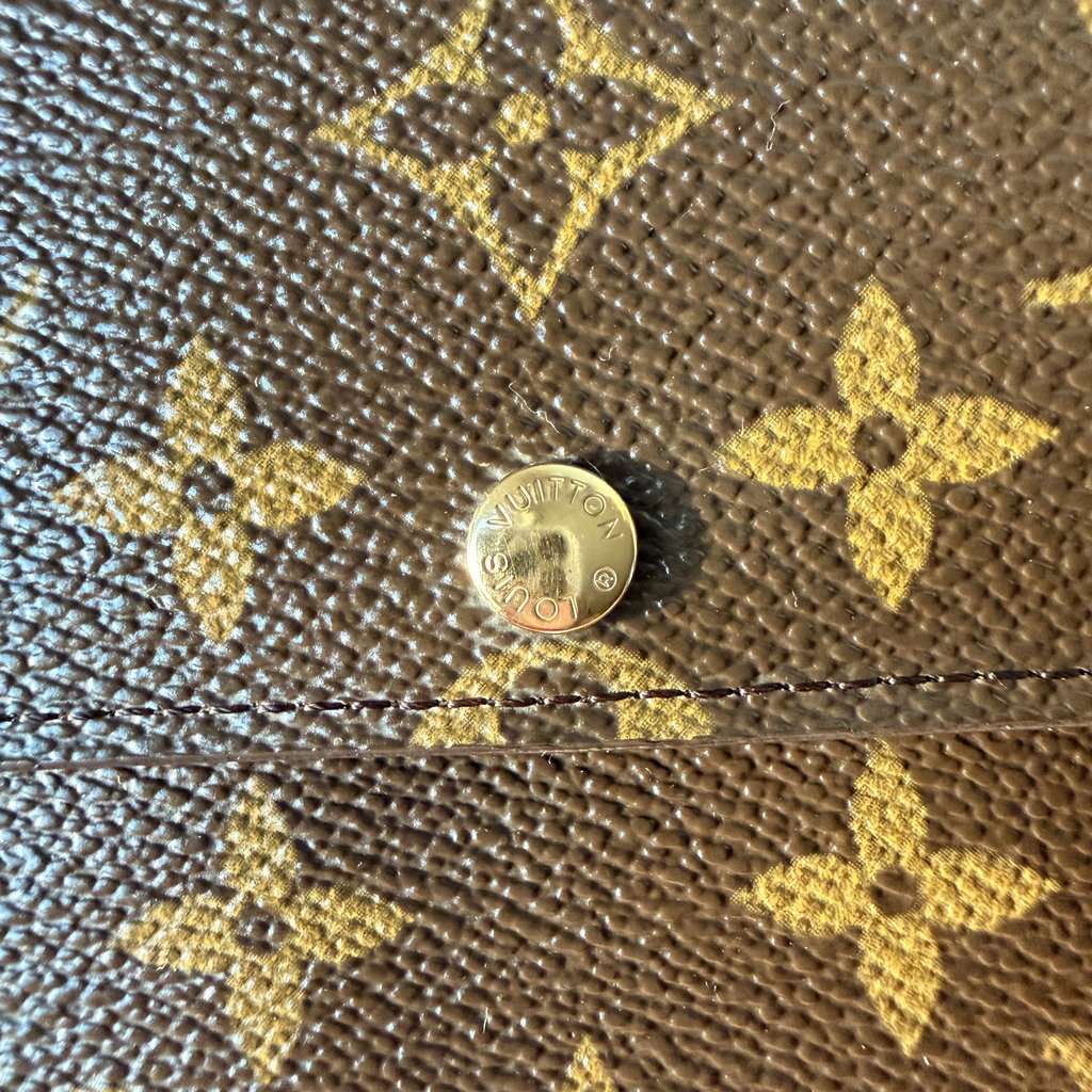 Louis Vuitton Classic monogram wallet Brown Canvas Very good condition - Box View