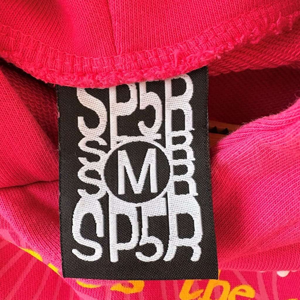 Pinko Sp5der  Pink hoodie Pink Cotton Very good condition - Inside View