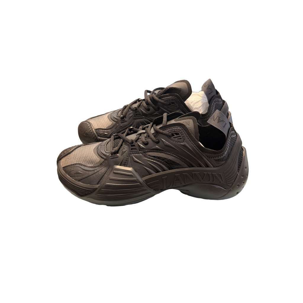 Lanvin Flash X Sneaker Black Never worn - Front View
