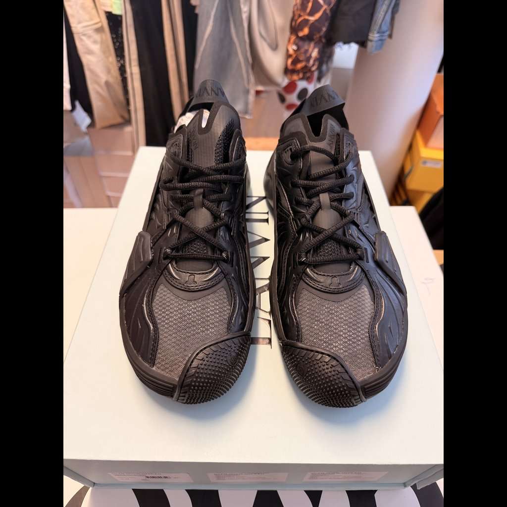 Lanvin Flash X Sneaker Black Never worn - Box View