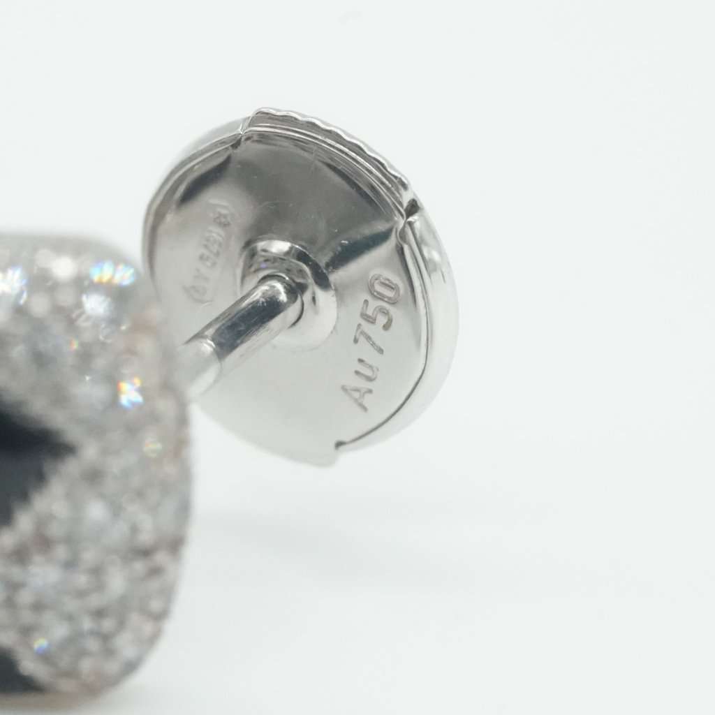 Cartier Panthere De Cartier Earrings White White Gold Good - Inside View