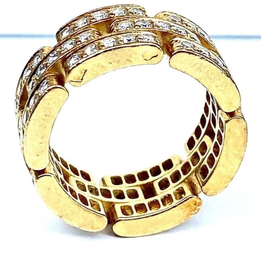 Cartier Maillon Panthere Full Pavé Gold Gold Very good - Back View