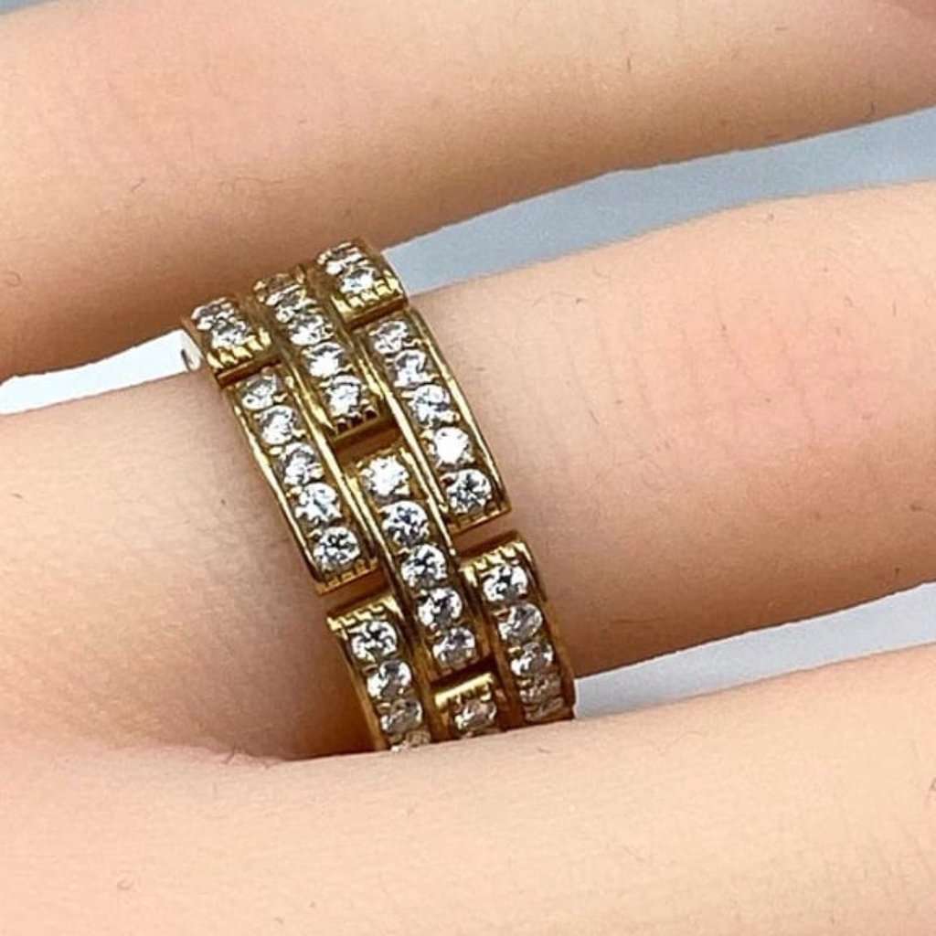 Cartier Maillon Panthere Full Pavé Gold Gold Very good - Inside View