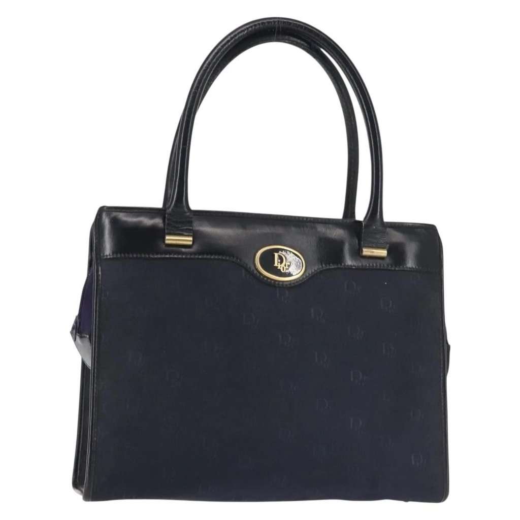 Dior Honneycomb Black Canvas Good condition - Front View