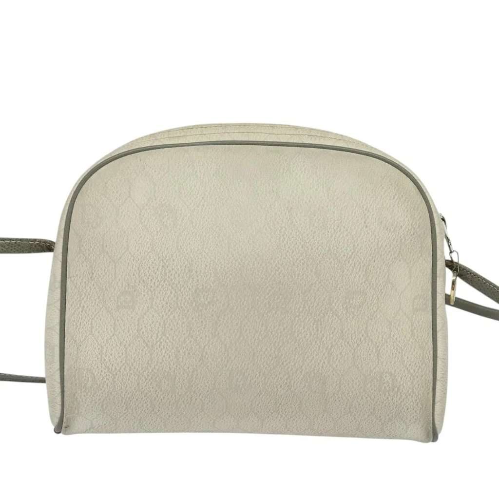 Christian Dior shoulder bag White Canvas Good - Back View