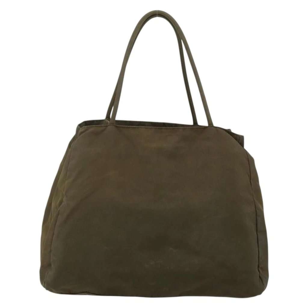 Prada handbag Khaki Good condition - Back View