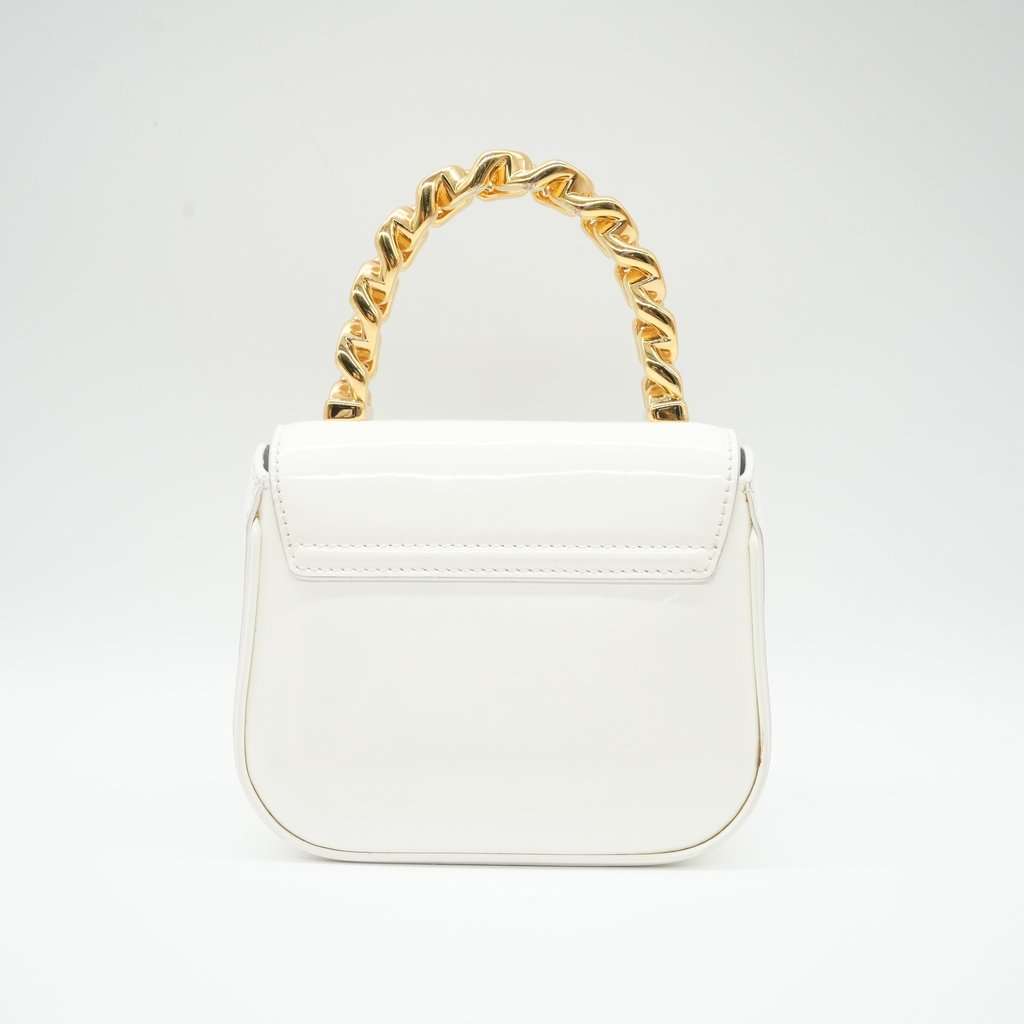 Versace La Medusa Mini White White Leather Very good - Back View