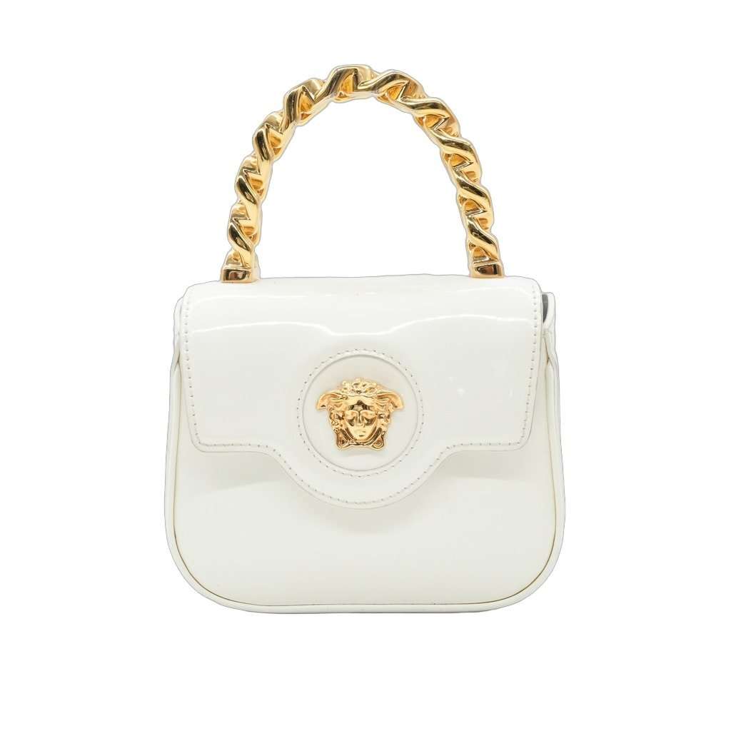 Versace La Medusa Mini White White Leather Very good - Front View
