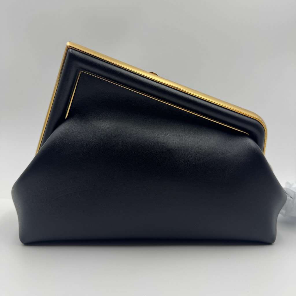 Fendi First Black Leather Very good - Back View