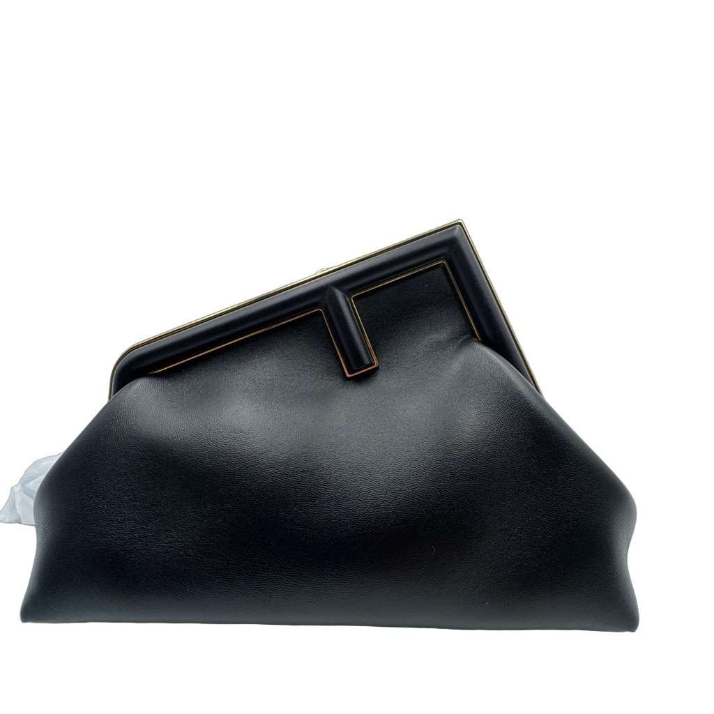 Fendi First Black Leather Very good - Front View