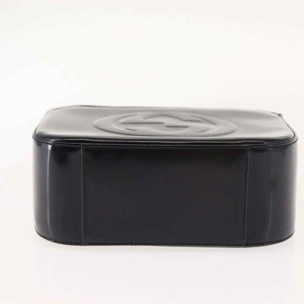 Gucci Shoulder Bag Black Leather Good - Inside View