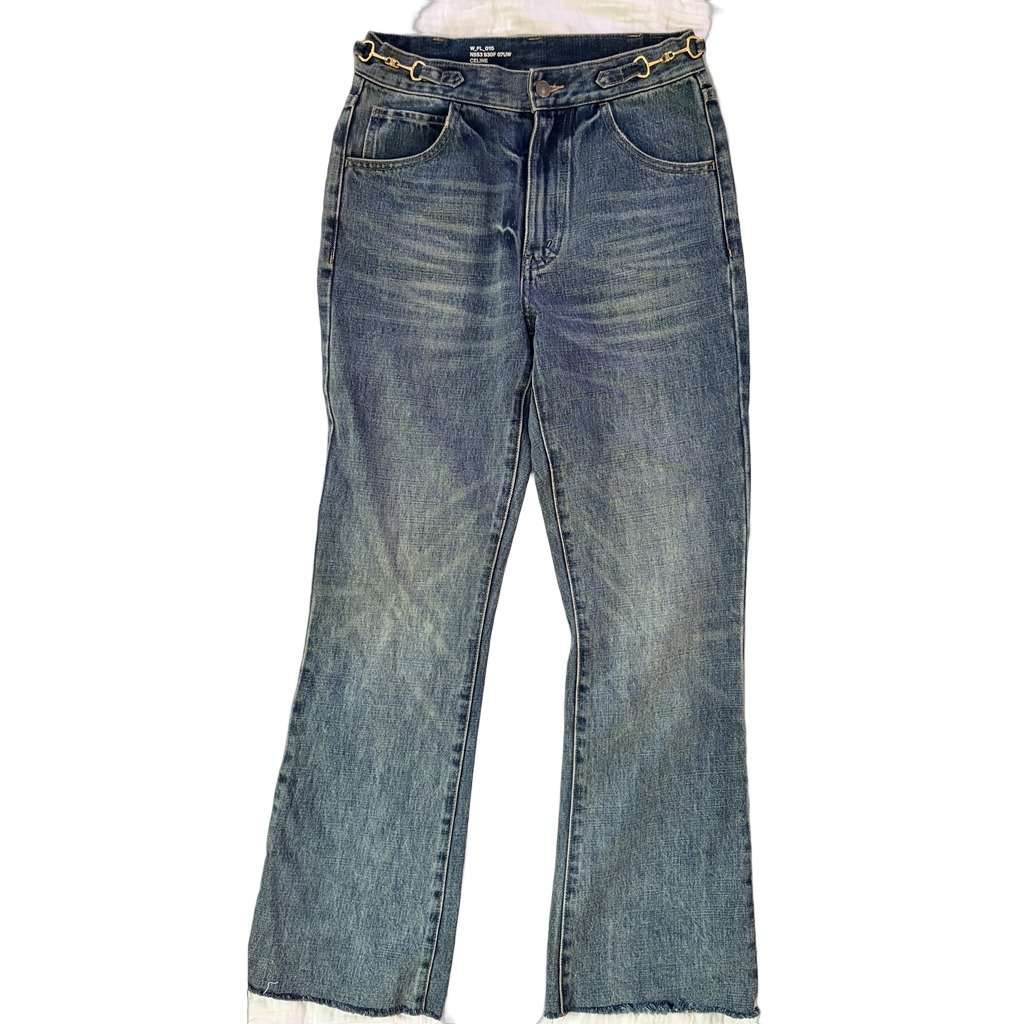 Celine Bootcut JEans EU36 Blue Cotton Very good condition - Front View