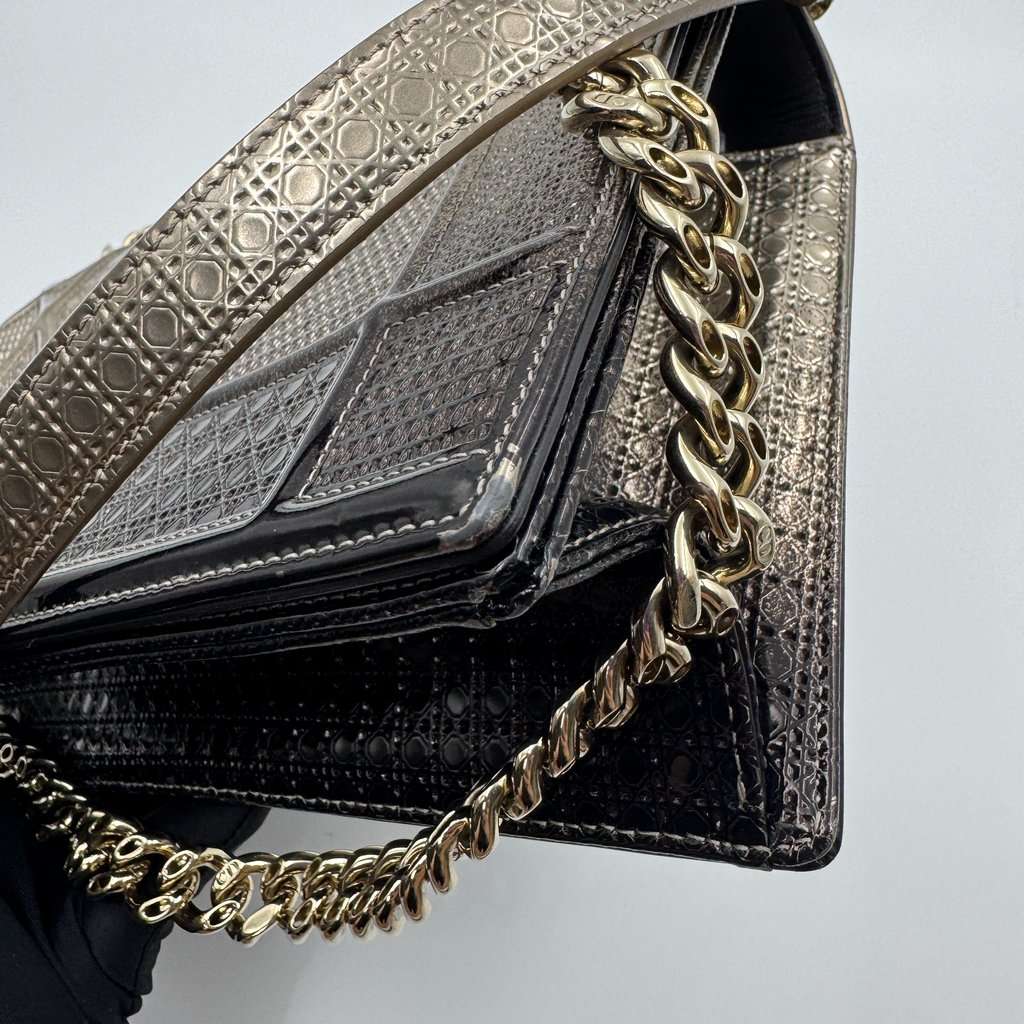 Dior Diorama Gold Leather Very good - Inside View