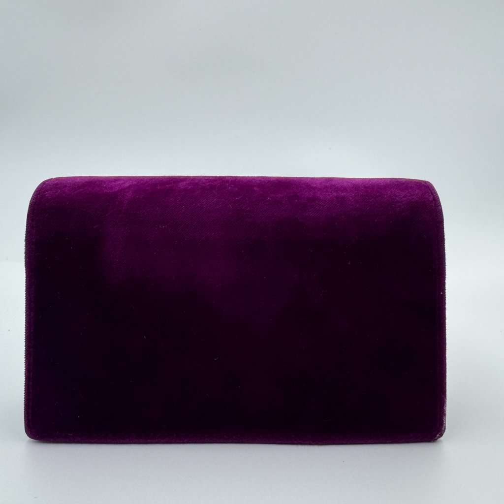 Gucci Dionysus Purple Leather Fair - Back View